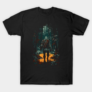 Geralt vs The Swamp Monster T-Shirt